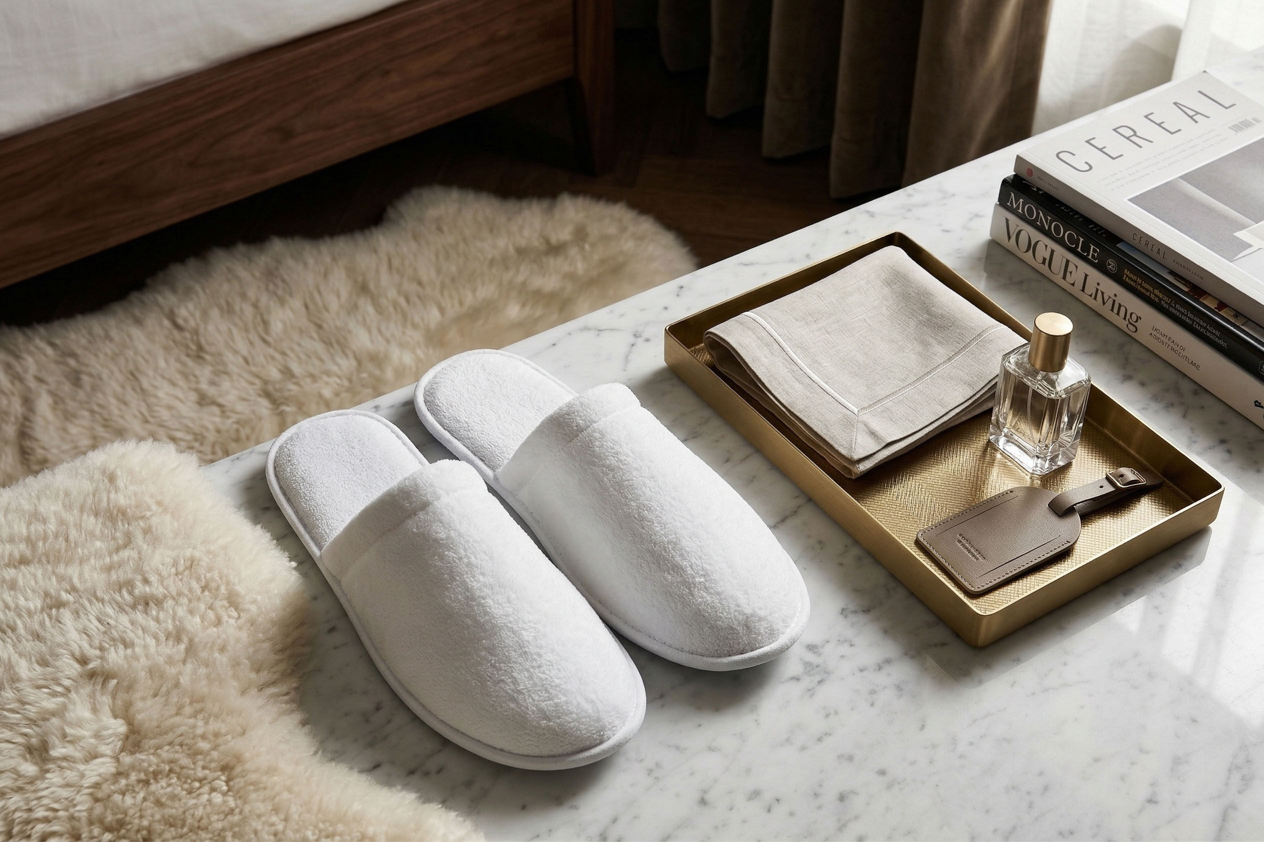 Wholesale Luxury Hotel Coral fleece Slippers